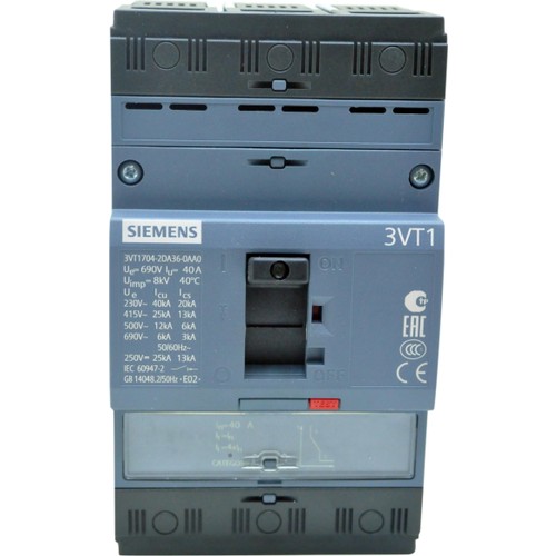Выключатель автоматический трехполюсный VT160N 25кА 415V AC защита линий TMTU LI 125A цена
