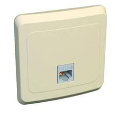ЭТЮД Розетка компьютерная RJ45 категория 5 бежевая цена