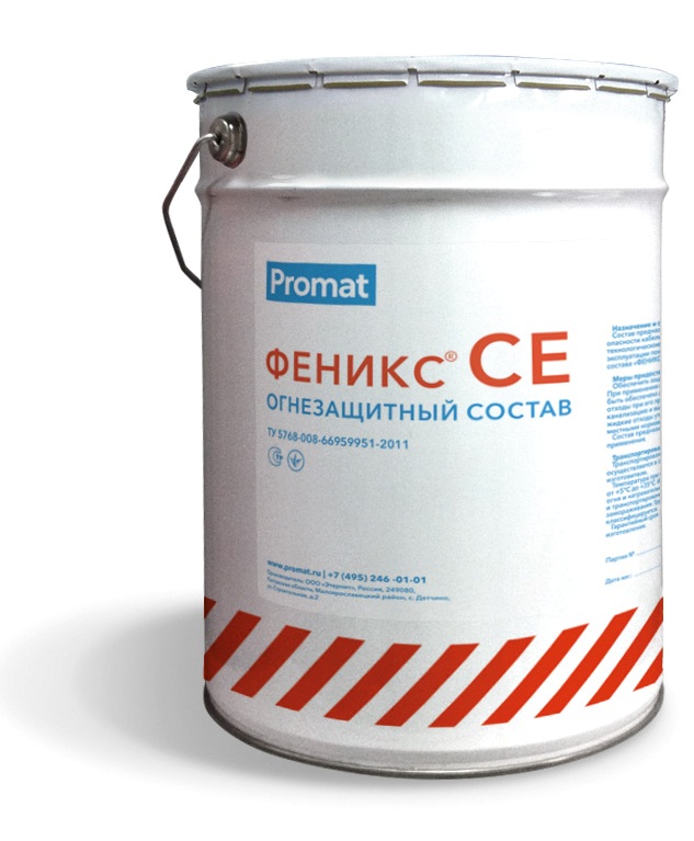 Огнезащитное кабельное покрытие Феникс CE цена