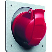 Розетка кабельная 32А 3Р+N+E IР44 скрытая 415В наклонный фланец CEWE  цена