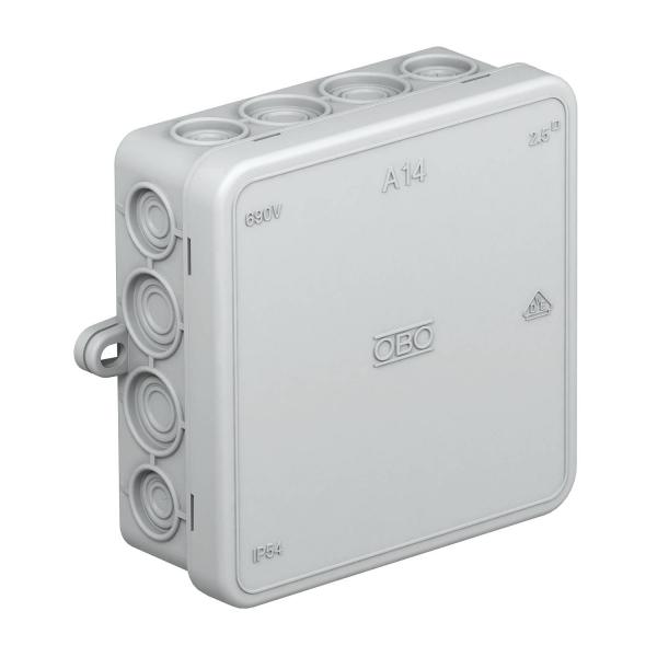 Коробка распаячная A14 100x100x40 степень защиты IP55 цена