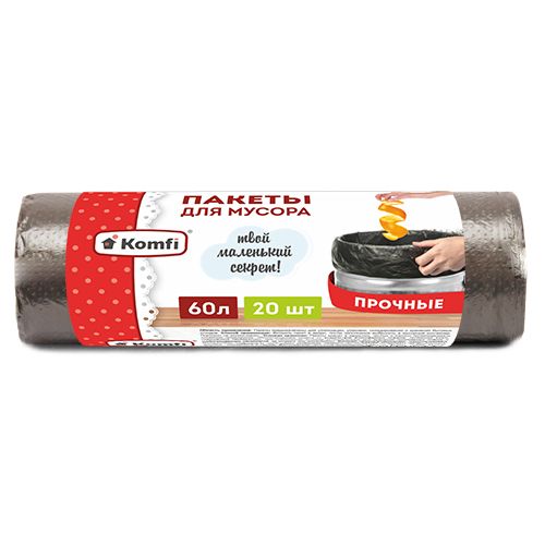 Мешки мусорные в рулоне ТМ 60л 20шт цена