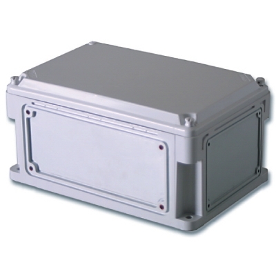 Коробка IP67 300х150х146 пластиковый с выбивным фланцем непрозрачная крышка цена