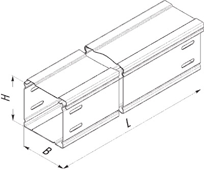Короб прямой СП 100х50 П2,0 УТ1,5 (Самара) цена