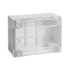 Коробка распределительная IP56 380х300х120мм с гладкими стенками прозрачная (54420) цена