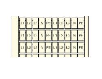 Маркировка клемм 20x(L1-L2-L3-N-PE) RC610 (3131R1400) цена