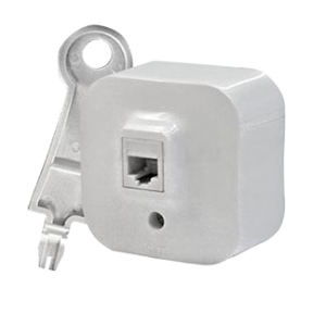 Quteo Розетка компьютерная RJ45 категория 5е UTP наружная белая цена