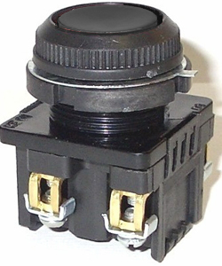 КЕ-181 У2 исп.2, черный, 1з+1р, цилиндр, IP54, 10А ,660В, выключатель кнопочный (ЭТ) цена