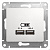 Sedna USB Розетка механизм 2x1,05А белый  цена